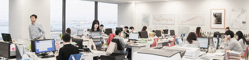 株式会社フィラディスのオフィス風景